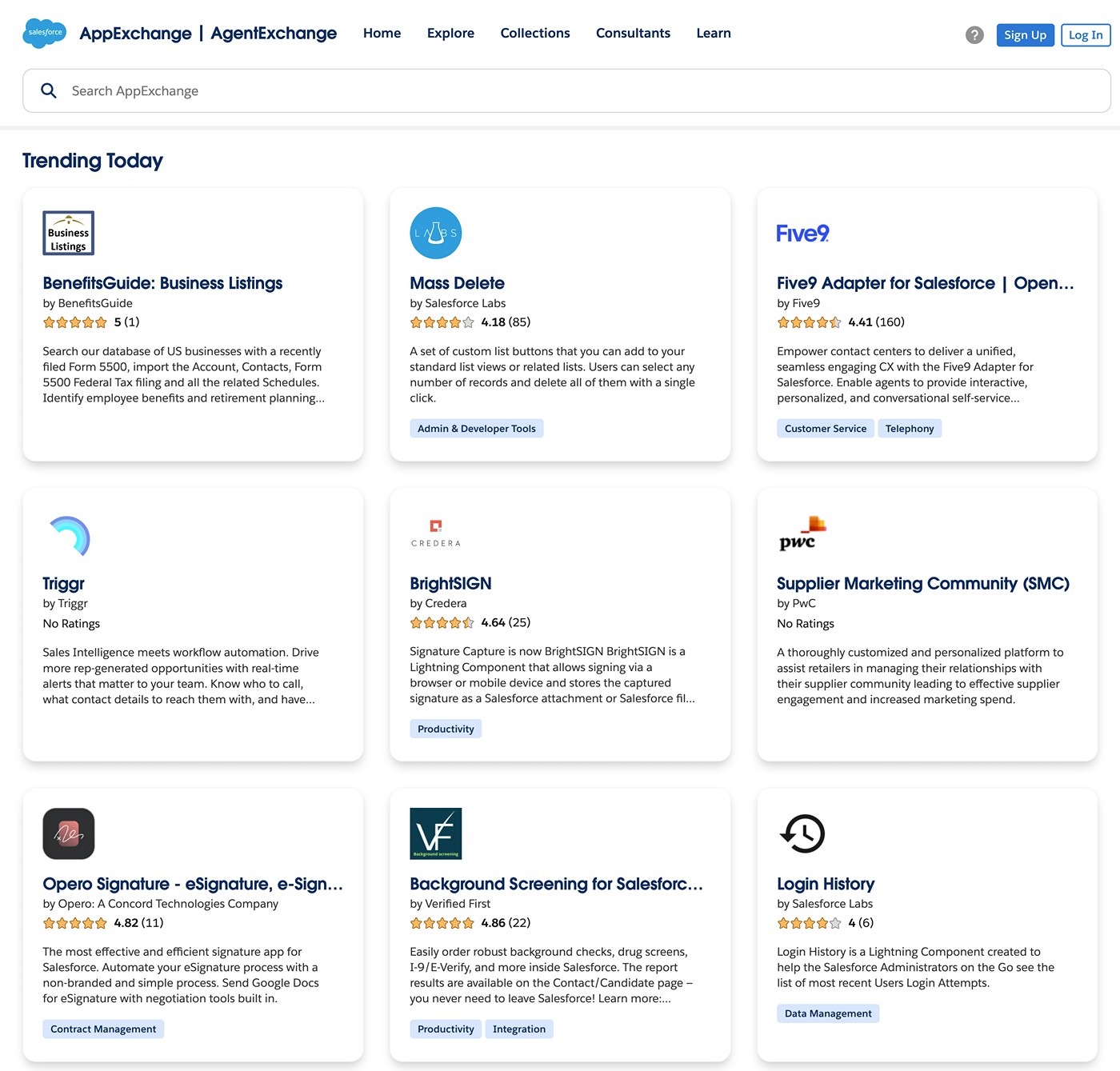 Salesforce App Exchange